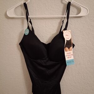 Assets By Spanx Black Shapewear Bodysuit